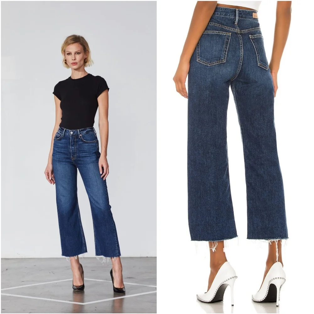 NWT Grlfrnd The Bobbi Viva Forever Dark High Rise Jeans Size 25